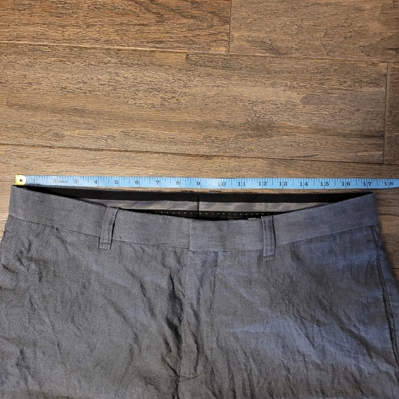 🍁3/$30 H & M Men's Linen Grey Pants Size 34 - Picture 6 of 10